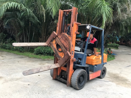 ขายFORKLIFT TOTOTA รุ่น5FG25(2.5ตัน)(งาหมุนแท้) สวยเดิมจากญี่ปุ่น ยังไม่เคยใช้ในไทย 145,000เท่านั้น!!