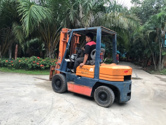 ขายFORKLIFT TOTOTA รุ่น5FG25(2.5ตัน)(งาหมุนแท้) สวยเดิมจากญี่ปุ่น ยังไม่เคยใช้ในไทย 145,000เท่านั้น!!