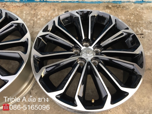 ล้อแม็ก 5รู100 Toyota New Altis ES Sport ขอบ 17 สภาพสวย