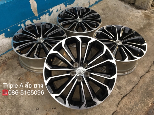 ล้อแม็ก 5รู100 Toyota New Altis ES Sport ขอบ 17 สภาพสวย