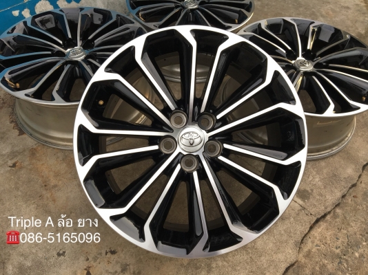 ล้อแม็ก 5รู100 Toyota New Altis ES Sport ขอบ 17 สภาพสวย