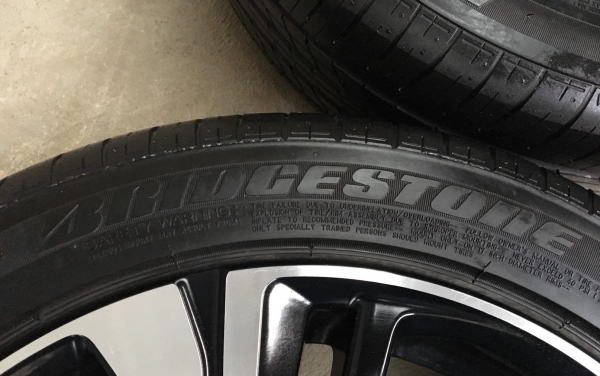 แม็ก Honda Civic FC 1.5 Turbo RS ขอบ 17 พร้อมยาง 215-50-17 Bridgestone ปี17