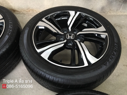 แม็ก Honda Civic FC 1.5 Turbo RS ขอบ 17 พร้อมยาง 215-50-17 Bridgestone ปี17
