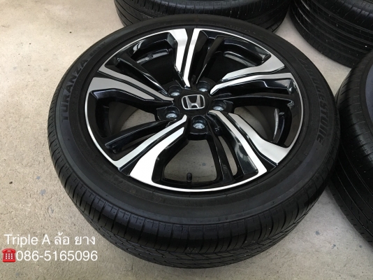 แม็ก Honda Civic FC 1.5 Turbo RS ขอบ 17 พร้อมยาง 215-50-17 Bridgestone ปี17