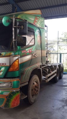 ขาย หัวลาก HINO CNG 360 สองเพลา ก๊าซแท้จากศูนย์ รถปี 55