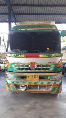 ขาย หัวลาก HINO CNG 360 สองเพลา ก๊าซแท้จากศูนย์ รถปี 55