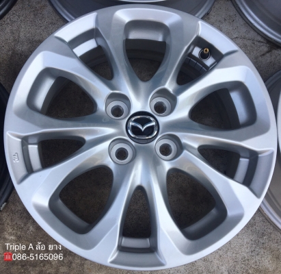 ล้อแม็กป้ายแดง Mazda 2 สีบอร์น ขอบ 15