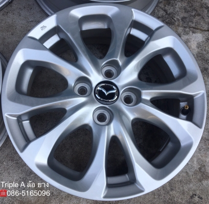 ล้อแม็กป้ายแดง Mazda 2 สีบอร์น ขอบ 15