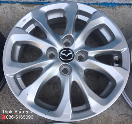 ล้อแม็กป้ายแดง Mazda 2 สีบอร์น ขอบ 15