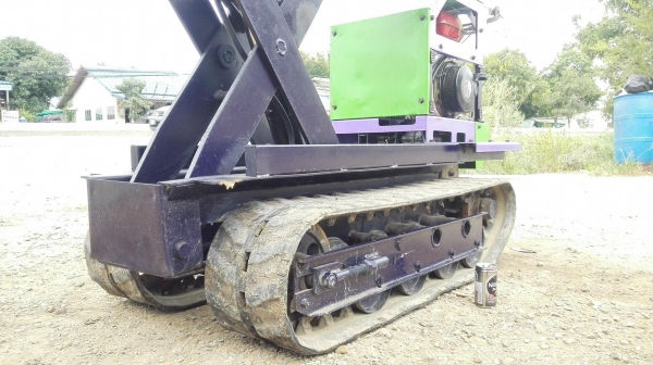 รถดัมพ์เอ็กซ์ลิฟท์ตีนตะขาบเก่าญี่ปุ่น YANMAR JAPAN เบนซิน 6.5 HP ยกได้ 650 kg พร้อมระบบส่งกำลังไฮดรอลิคแยก 2 ตอน