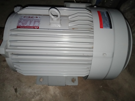 ขายมอเตอร์มิตซูบิชิ 5 แรงม้า 220 V.ใช้ไฟบ้าน พร้อมใช้งาน