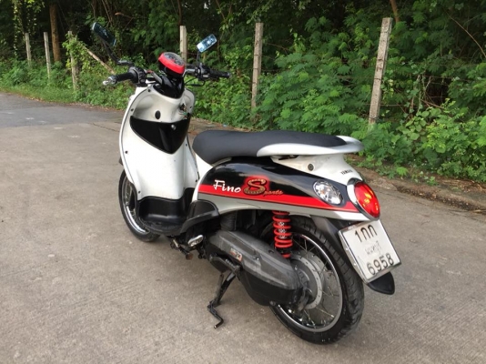 ขาย Yamaha Fino ปี51 เครื่องเดิม มีดังนิดๆ ขายตามสภาพ เอกสารครบ เล่ม ชุดโอน