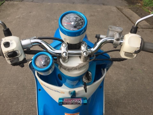 ขาย Yamaha Fino เกจ์แยก ปี55 รถเดิมๆ สภาพสวย เครื่องดีมาก เดิมๆ เงียบกริ๊ป ชุดข้างไม่ดัง เอกสารครบ เล่ม ชุดโอน ภาษี62