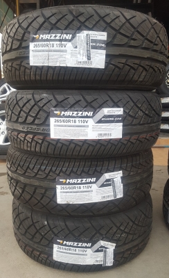 ยางใหม่ 265/60/18 ปี 18 MAZZINI SHARK