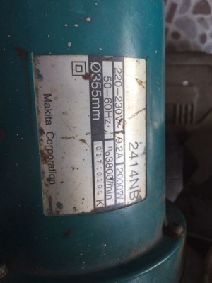 ขาย ไฟเบอร์ 14&quot; MAKITA 2414NB มือสอง สภาพดี เครื่องเเน่น พร้อมใช้งานครับ