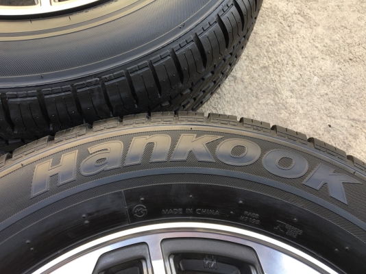 ล้อแม็กพร้อมยางใหม่ป้ายแดง ฮุนได H1 2018 รุ่นใหม่ล่าสุด ขอบ 16 Hankook 215-70-16 ปี 18 สวยกริ๊บ