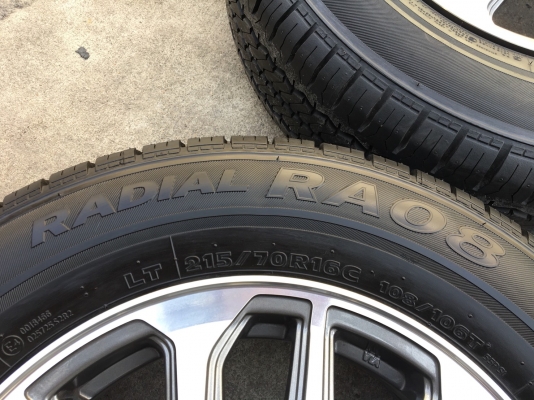 ล้อแม็กพร้อมยางใหม่ป้ายแดง ฮุนได H1 2018 รุ่นใหม่ล่าสุด ขอบ 16 Hankook 215-70-16 ปี 18 สวยกริ๊บ