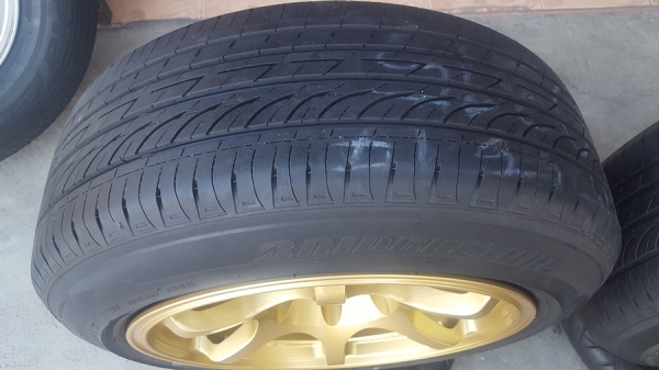 ล้อมือ2 RG2 ขอบ17 หน้า8หลัง9 ยาง215/55/17  4 ล้อ