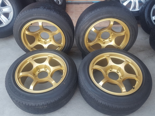 ล้อมือ2 RG2 ขอบ17 หน้า8หลัง9 ยาง215/55/17  4 ล้อ