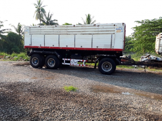 ลูกพ่วงดัมพ์สามเพลาแท้ อู่เสรีชัย ปี 55 ยาว 6.80 เมตร พร้อมใช้งาน ทะเบียนพร้อมโอน