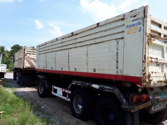 ลูกพ่วงดัมพ์สามเพลาแท้ อู่เสรีชัย ปี 55 ยาว 6.80 เมตร พร้อมใช้งาน ทะเบียนพร้อมโอน