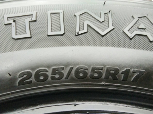 ขายยาง 265/65R17 ไฟร์สโตน ปลายปี17 สวยสดไม่ร้าวไม่ปะ ชุดละ 2900 บาท ขายยาง 265/65R17 ไฟร์สโตน ปลายปี17 สวยสดไม่ร้าวไม่ปะ ชุดละ 2900 บาท