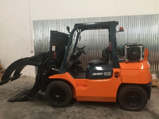 รถฟอร์คลิฟต์ หัวหนีบ 3.5ตัน toyota7 สภาพนางฟ้า