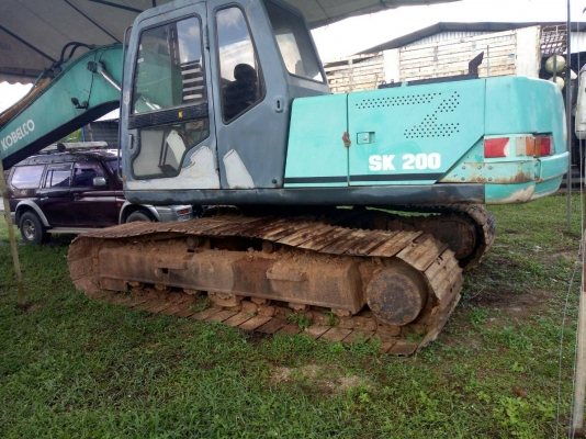 ขายรถแบคโฮ KOBELCO SK200-/// ระบบไฟเต็ม ไม่มีเอกสาร ราคา 490000