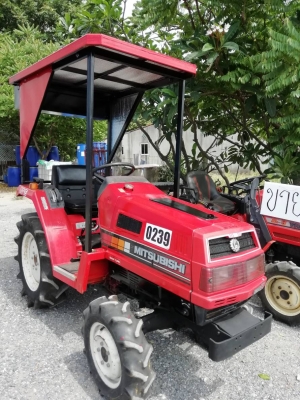 รถไถ 2 เพลา Mitsubishi MT16D  พร้อมโรตารี่ รถเก่าญี่ปุ่น  ยังไม่เคยใช้งานในไทย