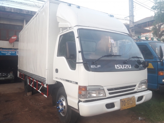 ISUZU NPR130 เทอร์โบ ปี48 ตัวสุดท้ายของรุ่นก่อนเป็นตาเพชร พวงมาลัยพาวเวอร์ รถห้างแท้(มือเดียวจากป้าย