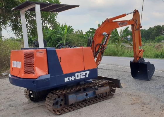 ขายด่วน175,000บาทรถแบคโฮKUBOTAคูโบต้าKH27เทียบเท่าPC30เครื่องคูโบต้า3สูบปั่มแรงรถนอกเพิ่งนำเข้ามาใหม่ยังไม่เคยใช้งานในเมืองไทยเลย