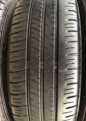 ล้อแม็กป้ายแดง Mazda 2 ขอบ 15 สีดำ พร้อมยางป้ายแดง Dunlop 185-65-15 ปี 18 แม็กสวย ดอกหนานิ่มเต็มๆ