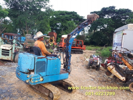 ขาย รถขุด แบคโฮ KOBELCO SK014 มีไลน์หัวเจาะ เก่าญี่ปุ่น สามารถขึ้นรถกระบะ ปิ๊กอัพได้