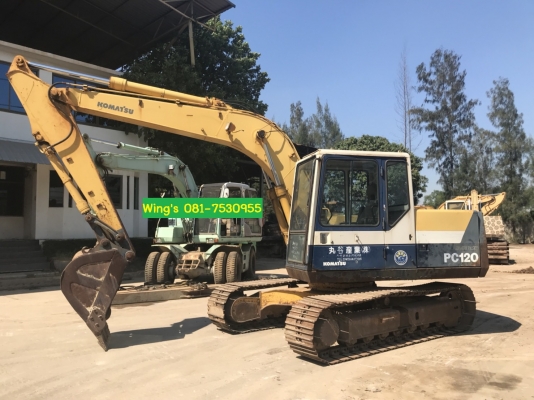 เว้งจักรกลฯ ขายรถแบคโฮ PC120-5 เก่าญี่ปุ่น พร้อมใช้งาน เว้งจักรกลฯ ขายรถแบคโฮ PC120-5 เก่าญี่ปุ่น พร้อมใช้งาน
