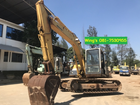 เว้งจักรกลฯ ขายรถแบคโฮ PC120-5 เก่าญี่ปุ่น พร้อมใช้งาน