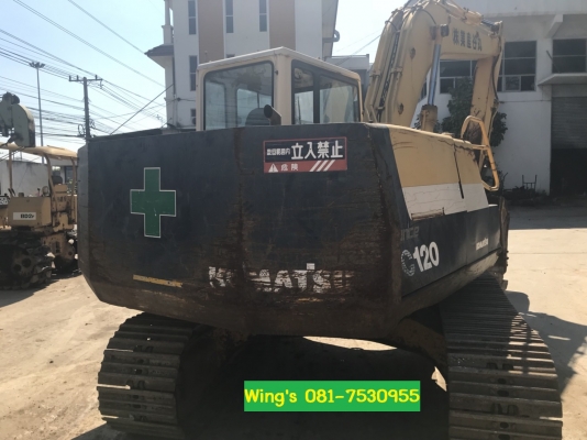 เว้งจักรกลฯ ขายรถแบคโฮ PC120-5 เก่าญี่ปุ่น พร้อมใช้งาน เว้งจักรกลฯ ขายรถแบคโฮ PC120-5 เก่าญี่ปุ่น พร้อมใช้งาน