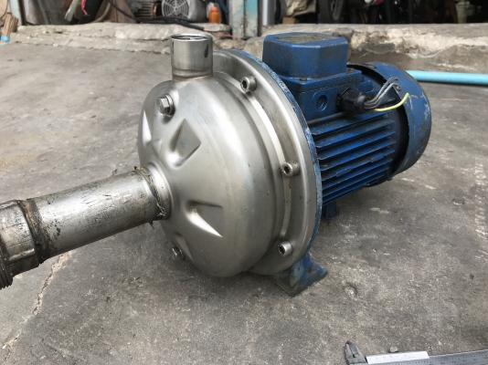 ขายปั้มน้ำหอยโข่งหัวแสนเลส Ebara 2.5HP. 380V made in Italy สภาพสวยเดิมๆ (สีไม่ค่อยสวย) วิ่งนิ่ม พร้อมใช้งาน