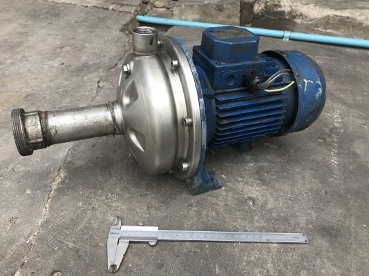 ขายปั้มน้ำหอยโข่งหัวแสนเลส Ebara 2.5HP. 380V made in Italy สภาพสวยเดิมๆ (สีไม่ค่อยสวย) วิ่งนิ่ม พร้อมใช้งาน