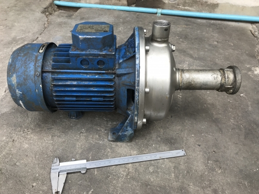 ขายปั้มน้ำหอยโข่งหัวแสนเลส Ebara 2.5HP. 380V made in Italy สภาพสวยเดิมๆ (สีไม่ค่อยสวย) วิ่งนิ่ม พร้อมใช้งาน