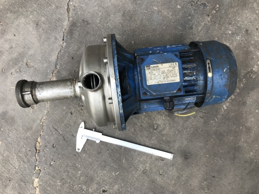 ขายปั้มน้ำหอยโข่งหัวแสนเลส Ebara 2.5HP. 380V made in Italy สภาพสวยเดิมๆ (สีไม่ค่อยสวย) วิ่งนิ่ม พร้อมใช้งาน