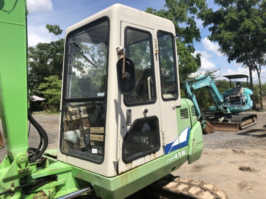 ขาย รถแม็คโคร MITSUBISHI MM45B (บุ้งกี๋ 2 ใบ) พร้อมใช้งาน นำเข้าเองจากประเทศญี่ปุ่น ติดต่อ 063-9316985 ID LINE : 0639316985 ครับ