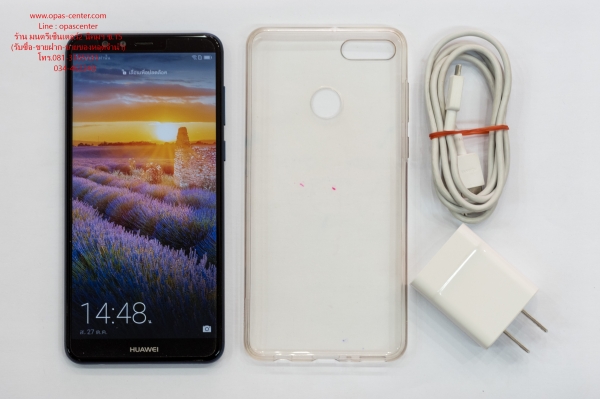 Huawei Y9 2018 3GB สภาพใหม่ ประกันศูนย์ถึง 29-05-2019 ส่งฟรี