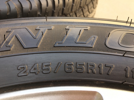 ล้อแม็กป้ายแดง Mitsu New Triton Plus 6รู139 ขอบ17 พร้อมยางป้ายแดง Dunlop 245-65-17 ปี 18 แม็กสวย ตุ่มอลัง เส้นสีจัดๆ