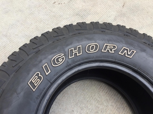 ขาย ยางMaxxis Bighorn MT 285/75/16 ดอกเต็มมากหนาๆทุกเส้น ไม่เคยปะ สภาพดี 4เส้น ขาย ยางMaxxis Bighorn MT 285/75/16 ดอกเต็มมากหนาๆทุกเส้น ไม่เคยปะ สภาพดี 4เส้น
