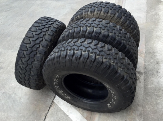 ขาย ยางMaxxis Bighorn MT 285/75/16 ดอกเต็มมากหนาๆทุกเส้น ไม่เคยปะ สภาพดี 4เส้น ขาย ยางMaxxis Bighorn MT 285/75/16 ดอกเต็มมากหนาๆทุกเส้น ไม่เคยปะ สภาพดี 4เส้น