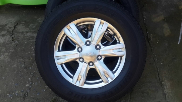 ขายล้อแม็กนอกแท้ของ ISUZU MU X ENKEI ขายล้อแม็กนอกแท้ของ ISUZU MU X ENKEI