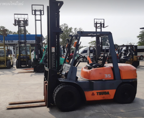 ขาย Forklift Toyota 6FD35 นำเข้าจากญี่ปุ่น เสาสูง 4.5 M ราคาพิเศษ