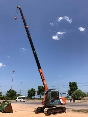 ขายรถเครน HITACHI EX100-3M (เครน 3 ตัน บูมยาว 18 เมตร) นำเข้าเองจากญี่ปุ่น สภาพสวยพร้อมใช้ มีVDOการทำงานครับ