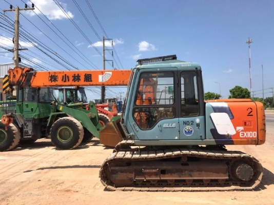 ขายรถเครน HITACHI EX100-3M (เครน 3 ตัน บูมยาว 18 เมตร) นำเข้าเองจากญี่ปุ่น สภาพสวยพร้อมใช้ มีVDOการทำงานครับ