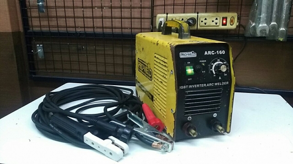 ตู้เชื่อม PROWELD-160 มือสองของดี พร้อมสาย เชื่อม 12 เมตร GND 4 เมตร